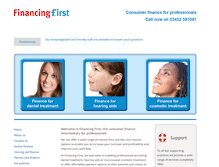 Tablet Screenshot of financingfirst.co.uk